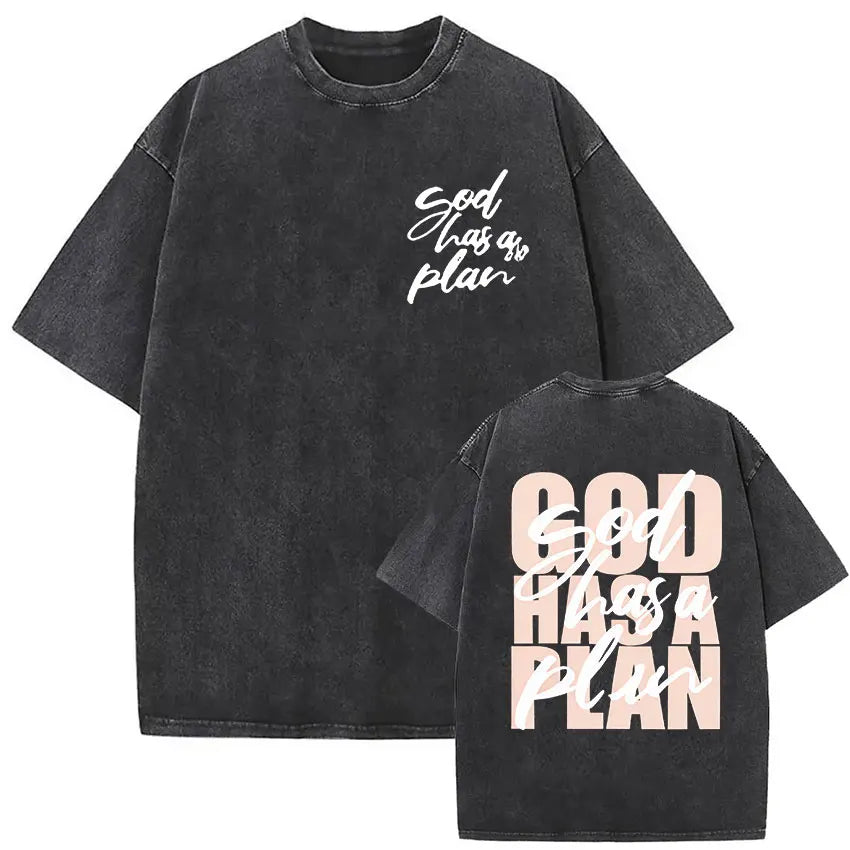 Child of God Christian Washed Vintage T Shirt Men's Jesus Clothing Short Sleeve T-shirts High Quality Oversized Cotton T-shirt