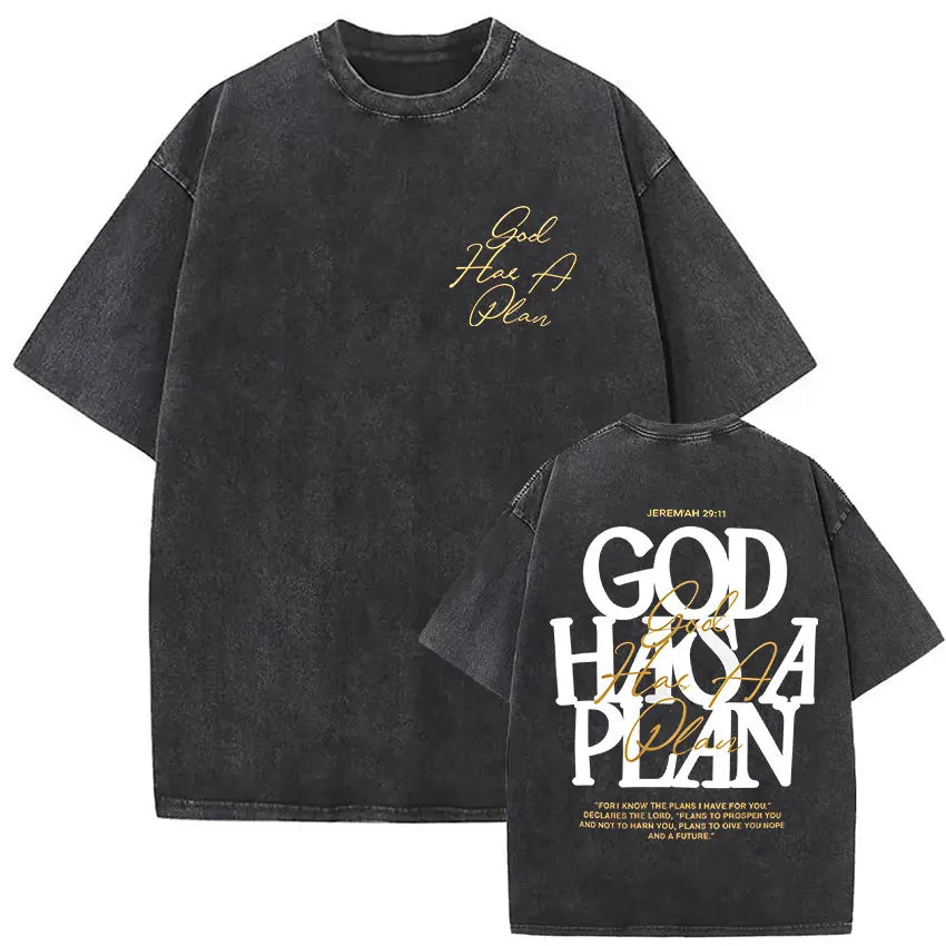 Child of God Christian Washed Vintage T Shirt Men's Jesus Clothing Short Sleeve T-shirts High Quality Oversized Cotton T-shirt