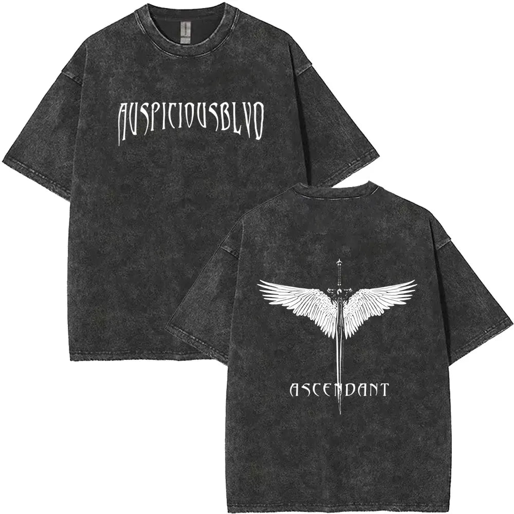 Christian Religious Jesus King of Glory Washed T-shirt Summer Men Women Fashion Oversized Streetwear Male Vintage T Shirts Tops